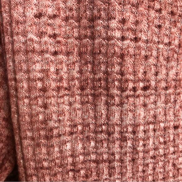 We the Free wash out maroon waffle knit balloon sleeve top size Extra Small XS - Picture 12 of 14
